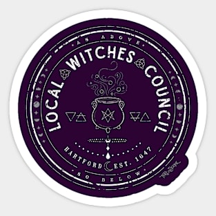 Local Witches Council Sticker